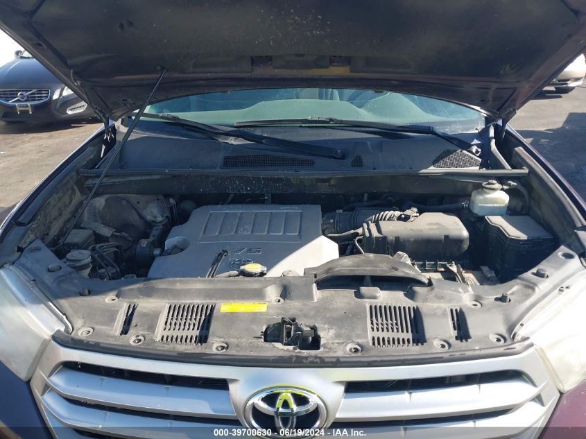 2012 Toyota Highlander Base V6 VIN: 5TDZK3EH5CS072413 Lot: 39700630