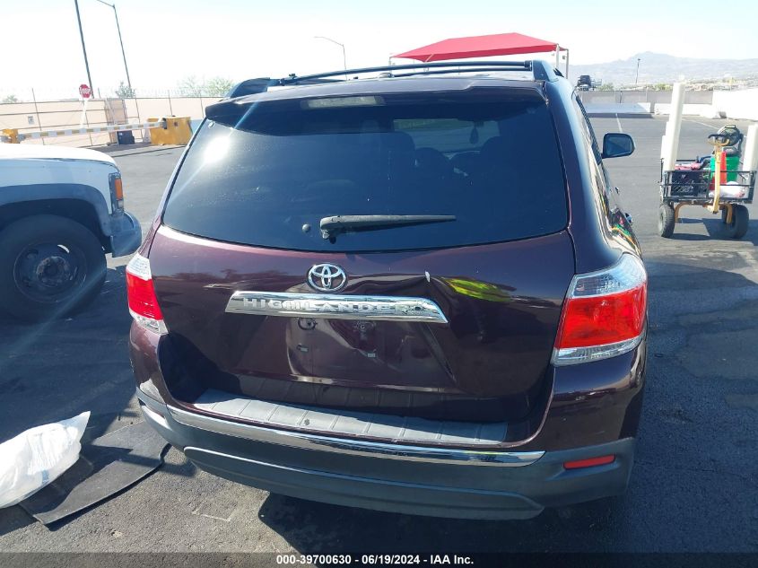 2012 Toyota Highlander Base V6 VIN: 5TDZK3EH5CS072413 Lot: 39700630