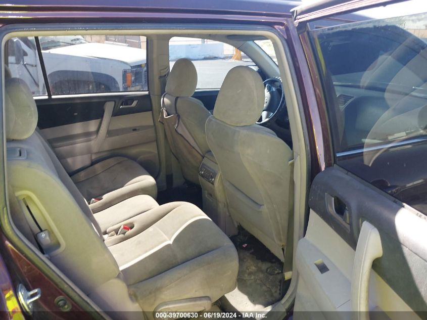 2012 Toyota Highlander Base V6 VIN: 5TDZK3EH5CS072413 Lot: 39700630