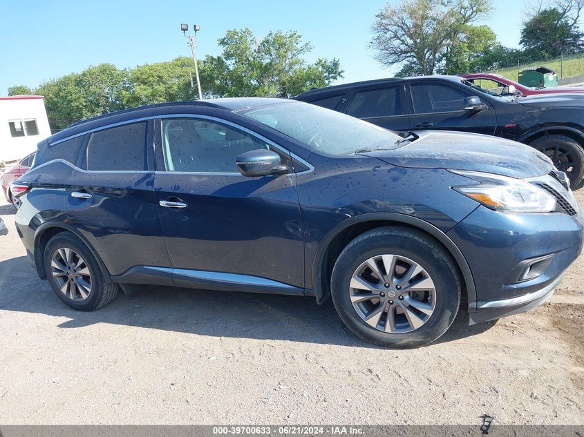 2016 Nissan Murano Sv VIN: 5N1AZ2MH0GN165996 Lot: 39700633