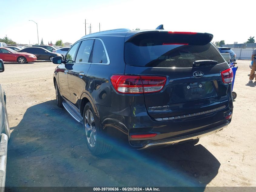 2017 Kia Sorento Sx/Sx Limited VIN: 5XYPKDA56HG209338 Lot: 39700636