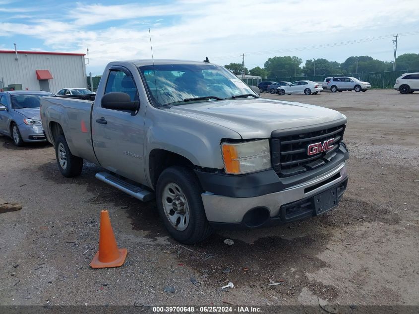 2009 GMC Sierra 1500 Work Truck VIN: 1GTEC14X29Z111510 Lot: 39700648