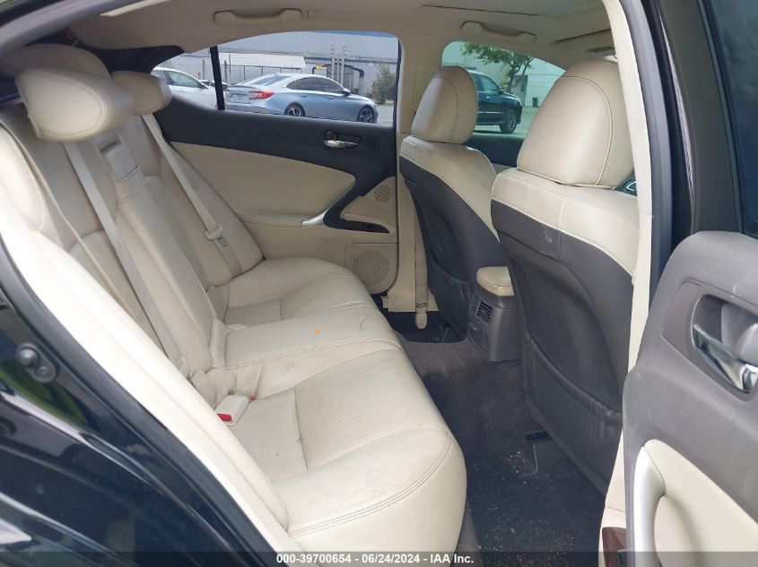 2010 Lexus Is 250 VIN: JTHBF5C2XA5121848 Lot: 39700654