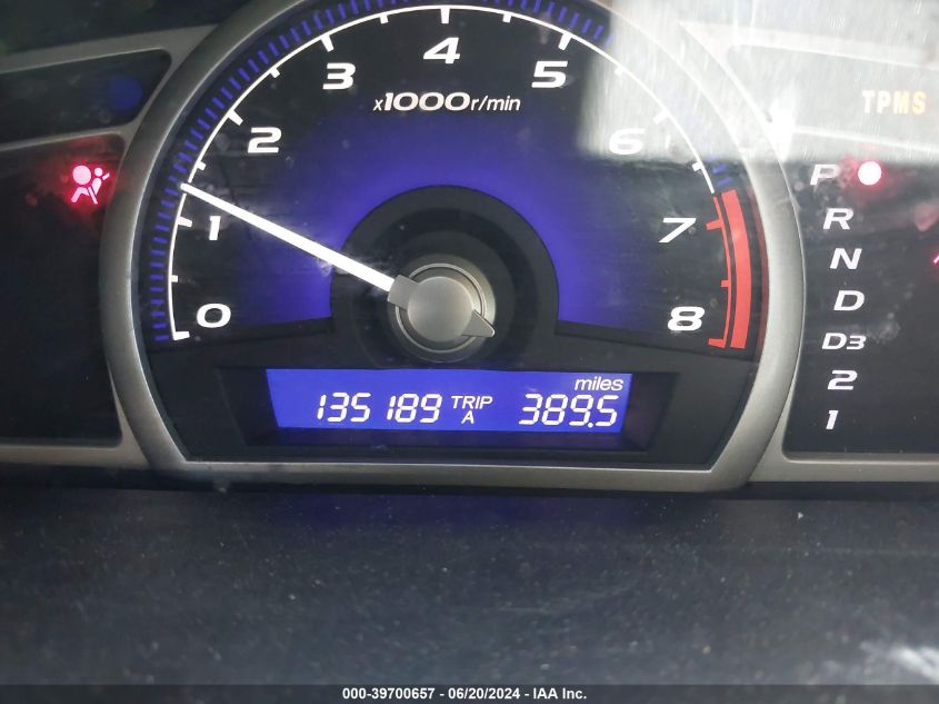 2008 Honda Civic Ex-L VIN: 2HGFA16908H509405 Lot: 39700657