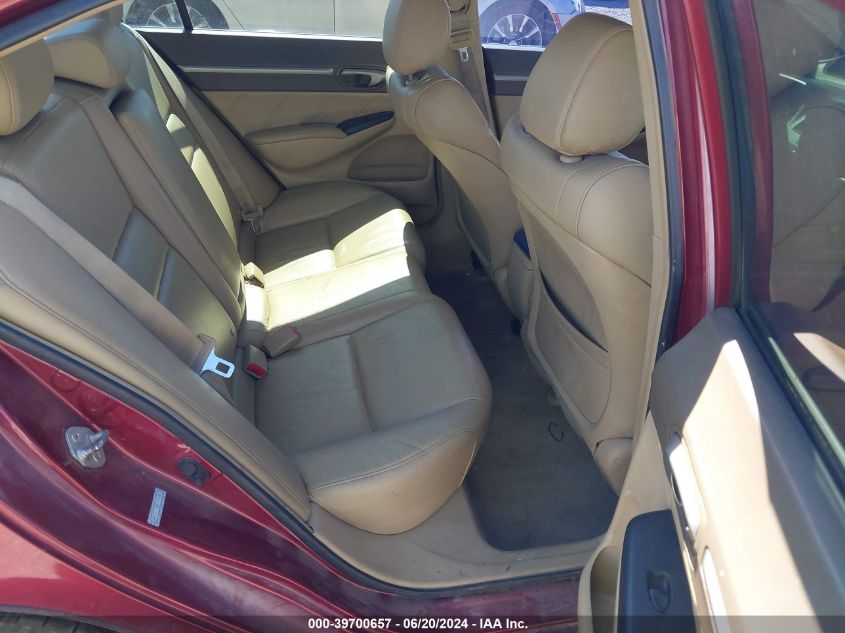 2008 Honda Civic Ex-L VIN: 2HGFA16908H509405 Lot: 39700657