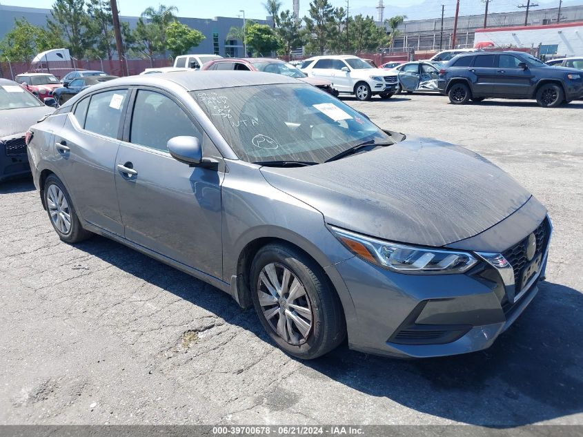 2022 Nissan Sentra S Xtronic Cvt VIN: 3N1AB8BV3NY248104 Lot: 39700678