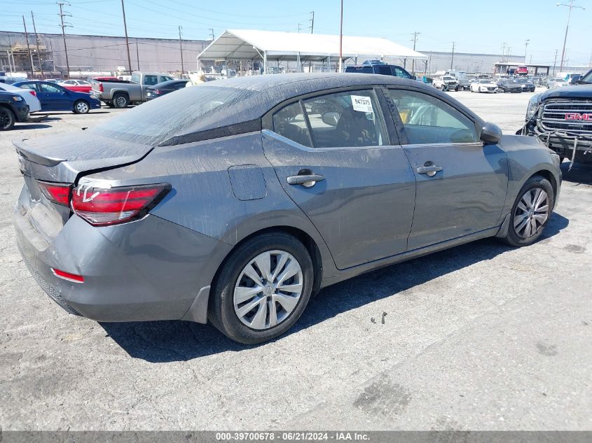 2022 Nissan Sentra S Xtronic Cvt VIN: 3N1AB8BV3NY248104 Lot: 39700678