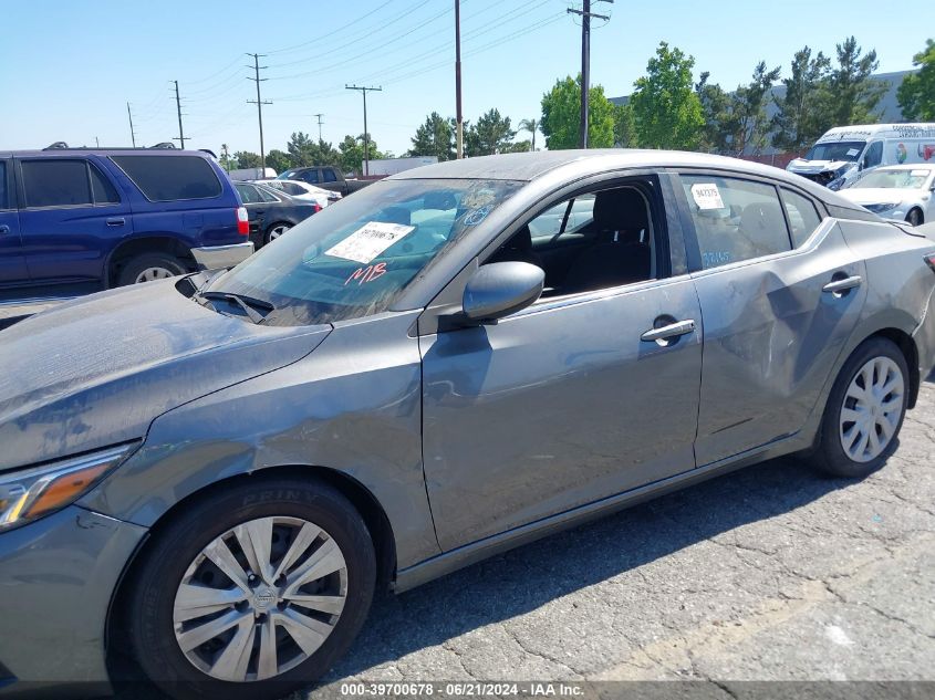 2022 Nissan Sentra S Xtronic Cvt VIN: 3N1AB8BV3NY248104 Lot: 39700678