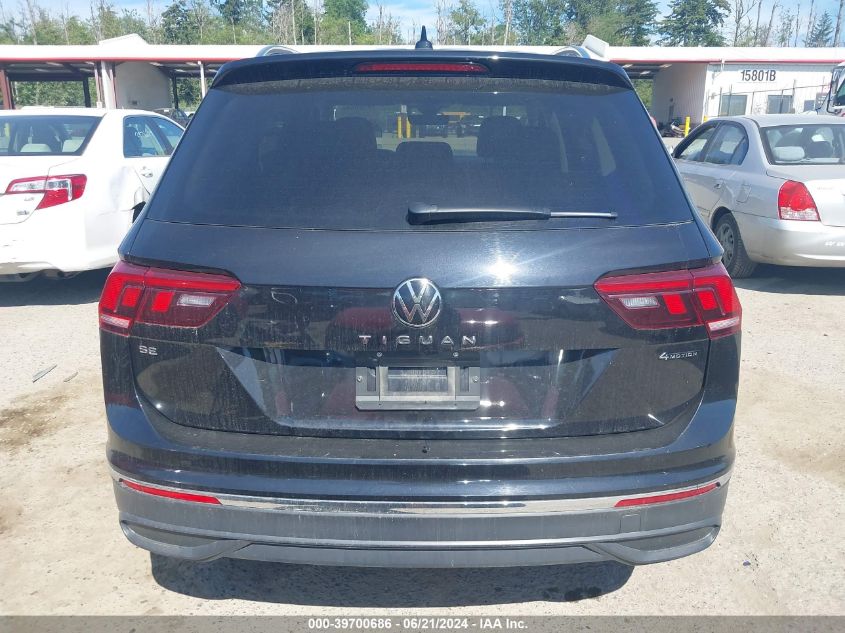2022 Volkswagen Tiguan 2.0T Se VIN: 3VV2B7AX6NM127381 Lot: 39700686