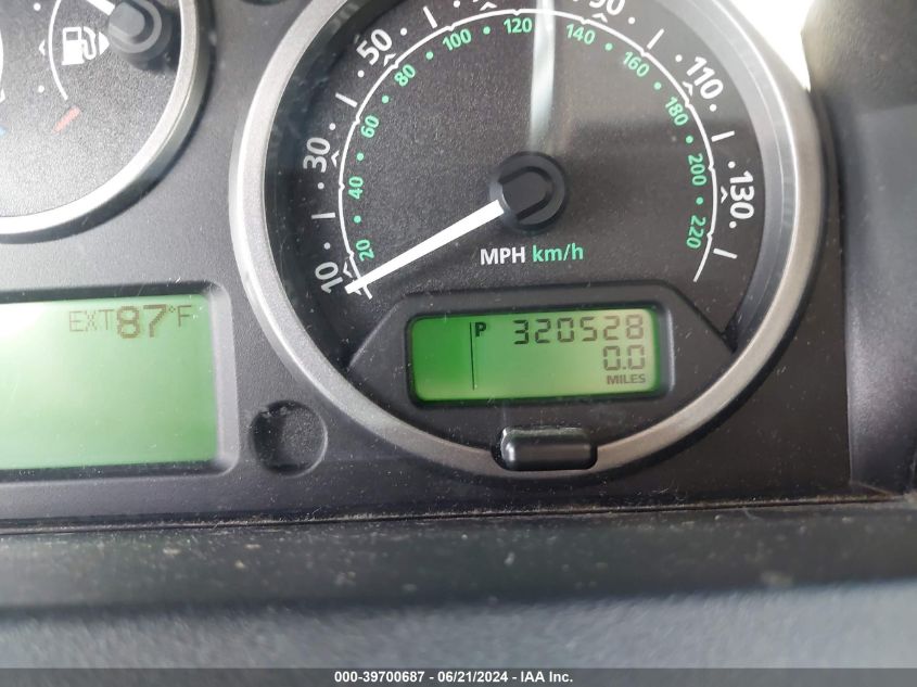 2005 Land Rover Lr3 Se VIN: SALAA25445A303186 Lot: 39700687