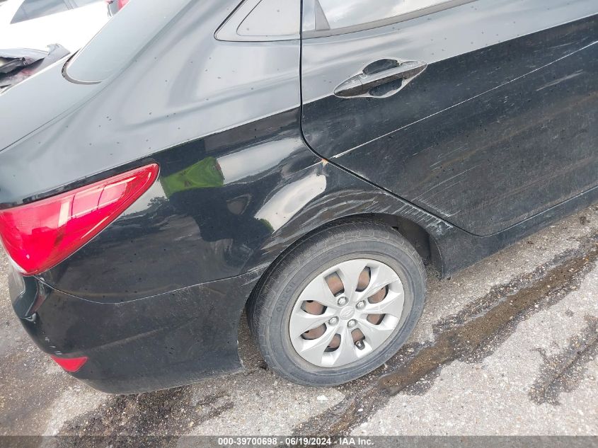 2016 Hyundai Accent Se VIN: KMHCT4AE8GU054103 Lot: 39700698