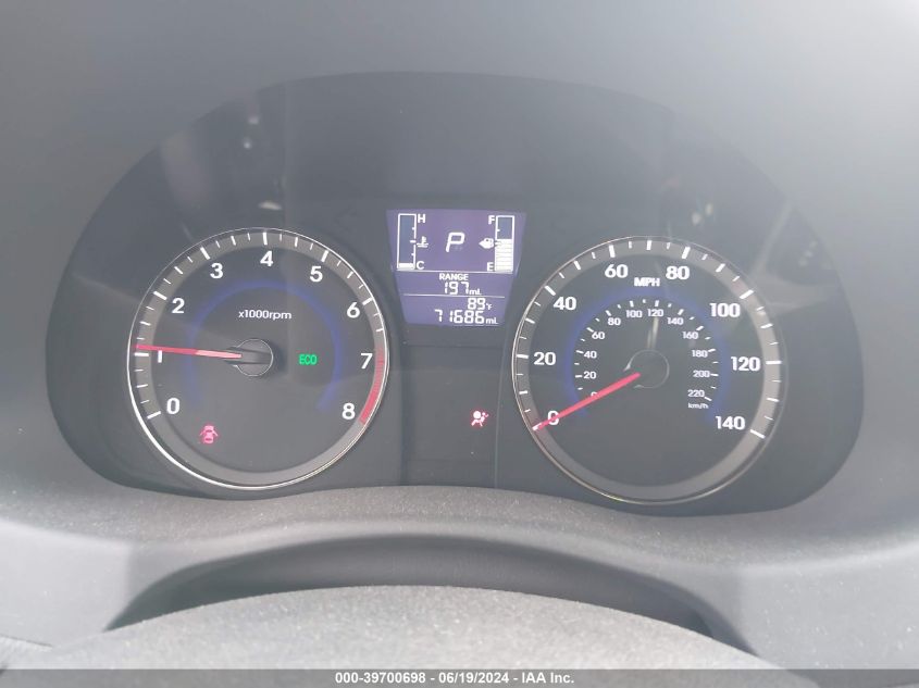 2016 Hyundai Accent Se VIN: KMHCT4AE8GU054103 Lot: 39700698