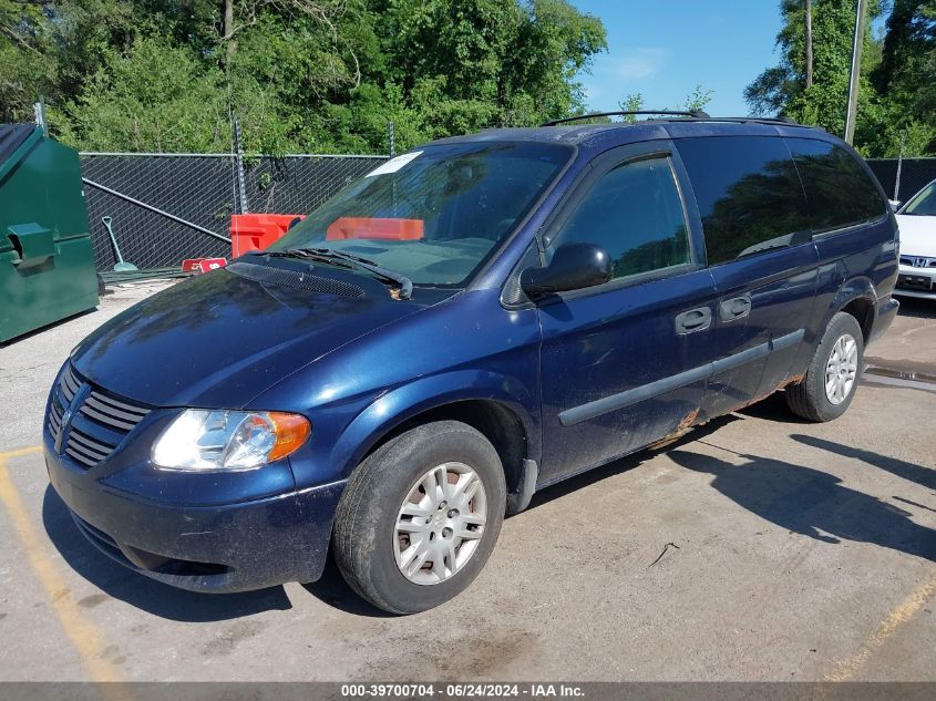 2005 Dodge Grand Caravan Se VIN: 1D4GP24R75B142116 Lot: 39700704