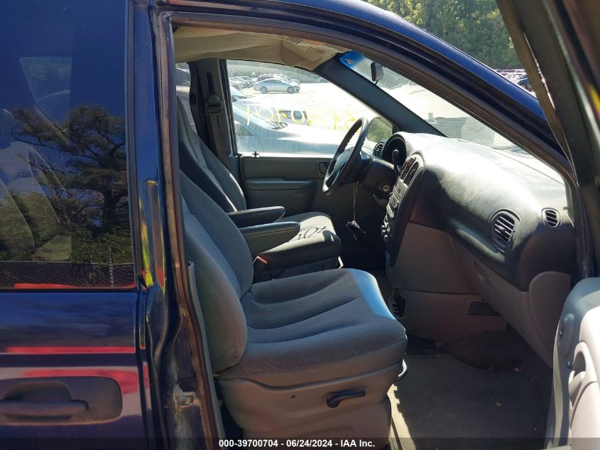 2005 Dodge Grand Caravan Se VIN: 1D4GP24R75B142116 Lot: 39700704