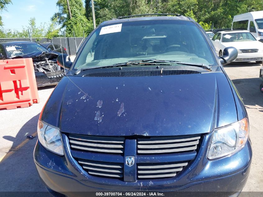 2005 Dodge Grand Caravan Se VIN: 1D4GP24R75B142116 Lot: 39700704