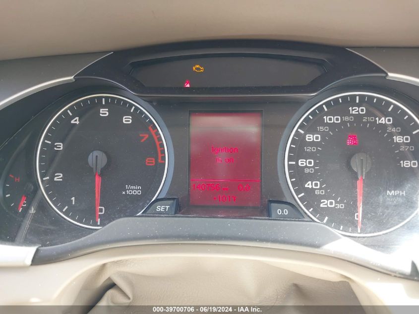 2011 Audi A4 2.0T Premium VIN: WAUDFAFL2BN028618 Lot: 39700706