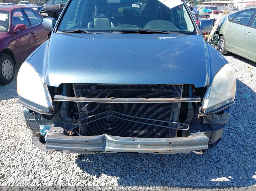 2005 Honda Pilot Ex-L VIN: 2HKYF18595H519579 Lot: 39700713