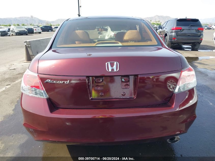 2010 Honda Accord 2.4 Lx-P VIN: 1HGCP2F41AA072059 Lot: 39700714