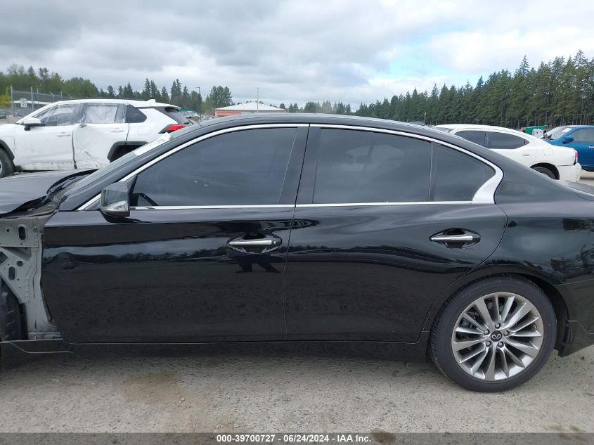 2020 Infiniti Q50 Luxe Awd VIN: JN1EV7AR2LM251857 Lot: 39700727