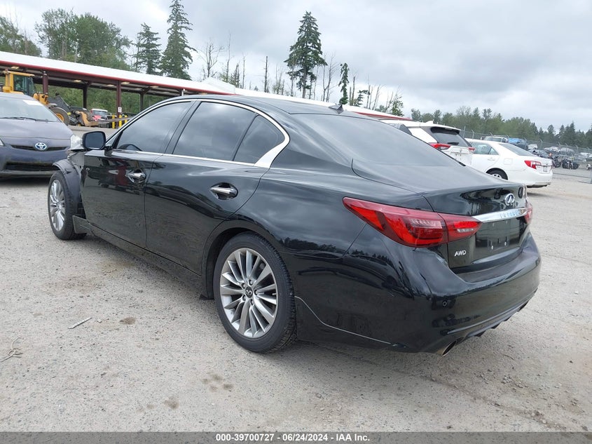 2020 Infiniti Q50 Luxe Awd VIN: JN1EV7AR2LM251857 Lot: 39700727