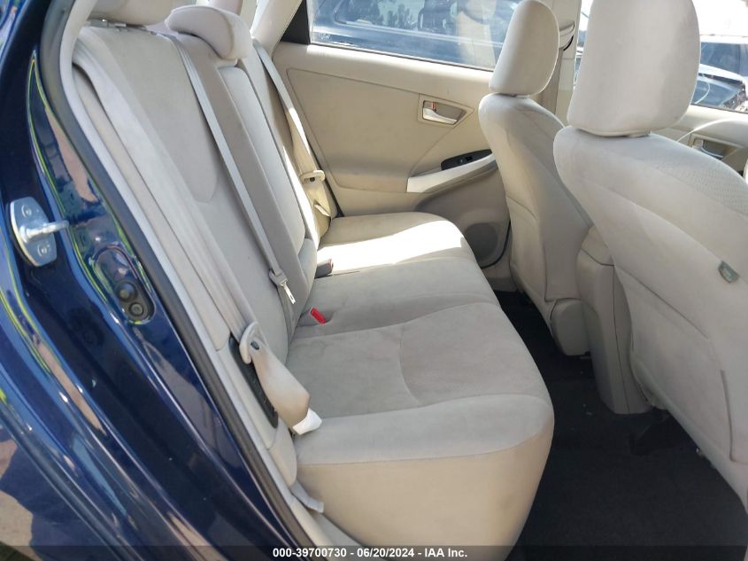 2013 Toyota Prius Three VIN: JTDKN3DU4D0338869 Lot: 39700730