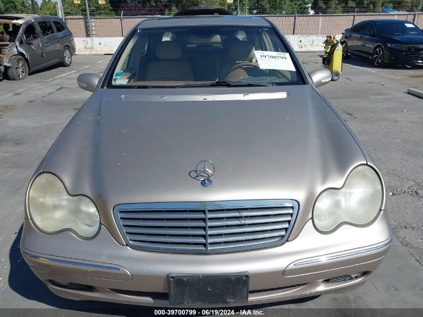 2003 Mercedes-Benz C 240 VIN: WDBRF61J53F391808 Lot: 39700799