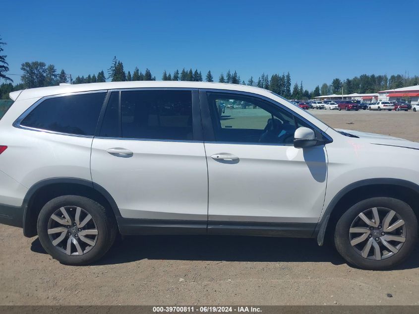 2020 Honda Pilot Awd Ex-L VIN: 5FNYF6H51LB017433 Lot: 39700811