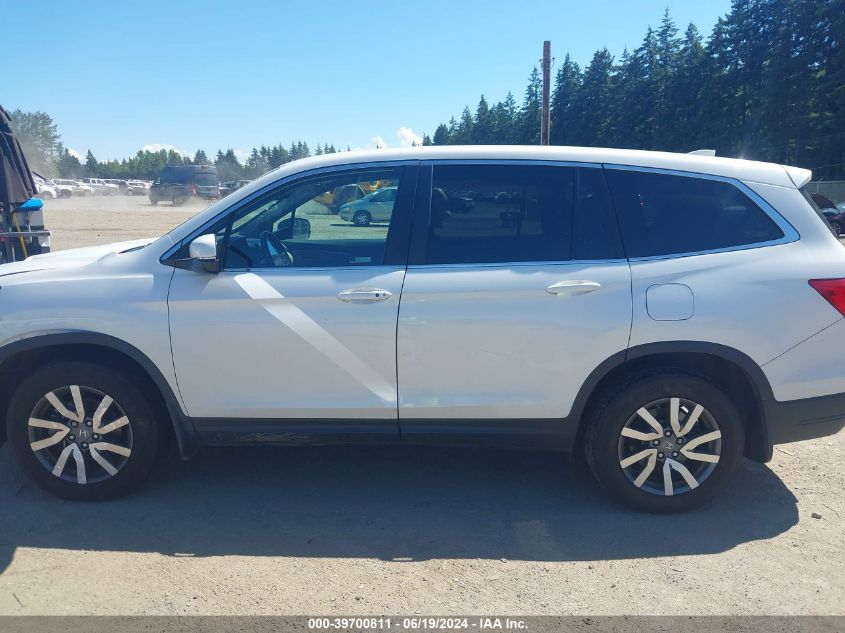 2020 Honda Pilot Awd Ex-L VIN: 5FNYF6H51LB017433 Lot: 39700811