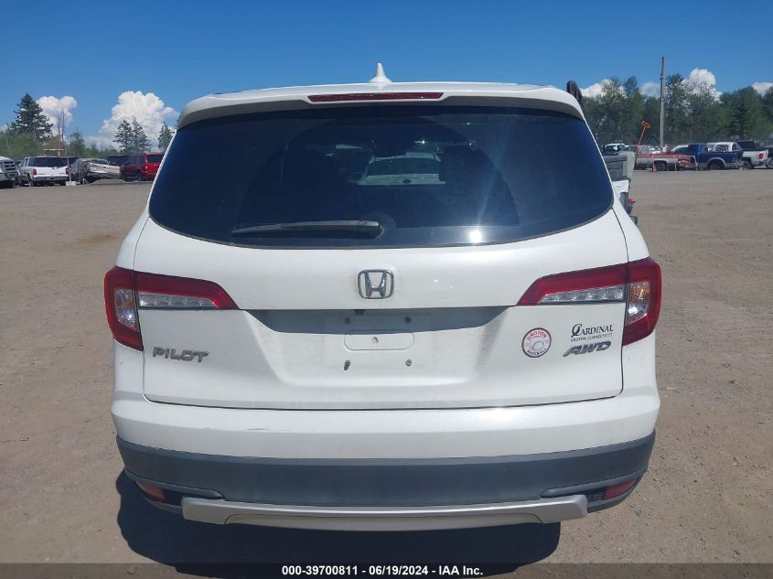 2020 Honda Pilot Awd Ex-L VIN: 5FNYF6H51LB017433 Lot: 39700811