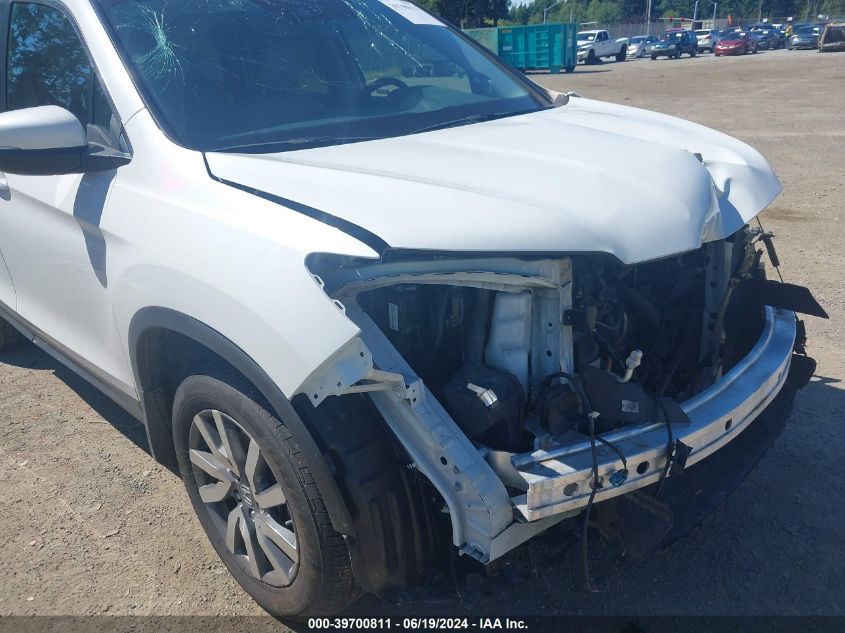 2020 Honda Pilot Awd Ex-L VIN: 5FNYF6H51LB017433 Lot: 39700811