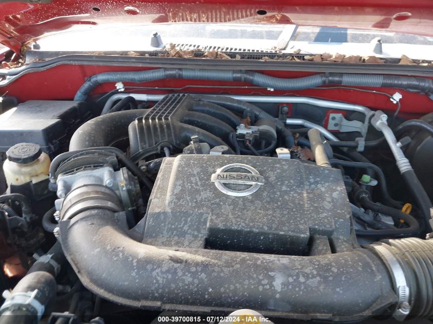 2010 Nissan Xterra S VIN: 5N1AN0NU2AC509701 Lot: 39700815