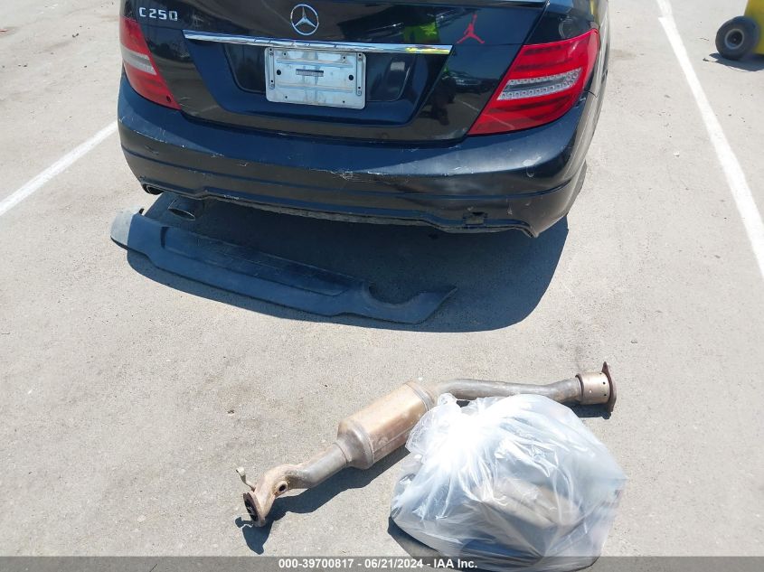 2012 Mercedes-Benz C 250 VIN: WDDGF4HB6CA644519 Lot: 39700817