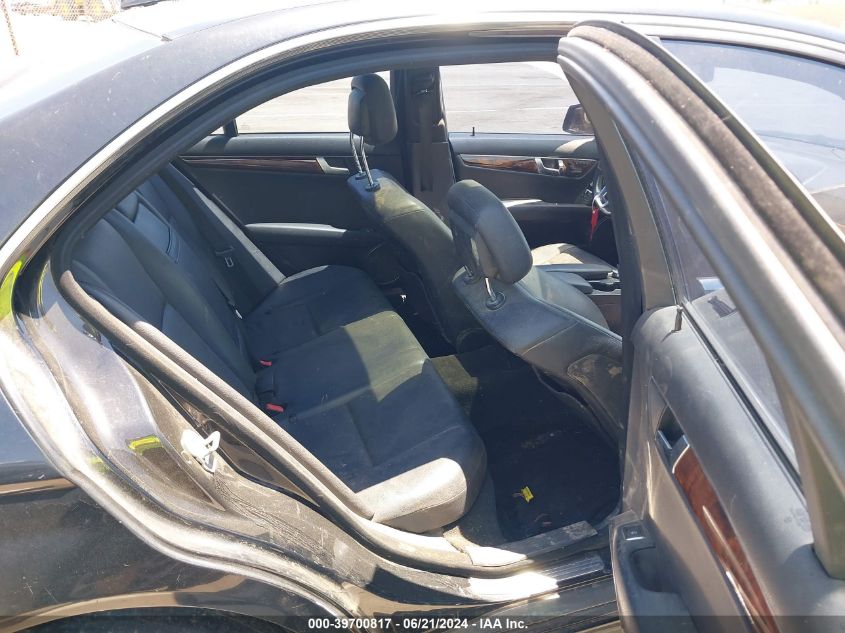 2012 Mercedes-Benz C 250 VIN: WDDGF4HB6CA644519 Lot: 39700817