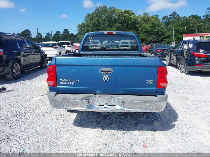 2006 Dodge Dakota Quad Slt VIN: 1D3HE48N66S523877 Lot: 39700836