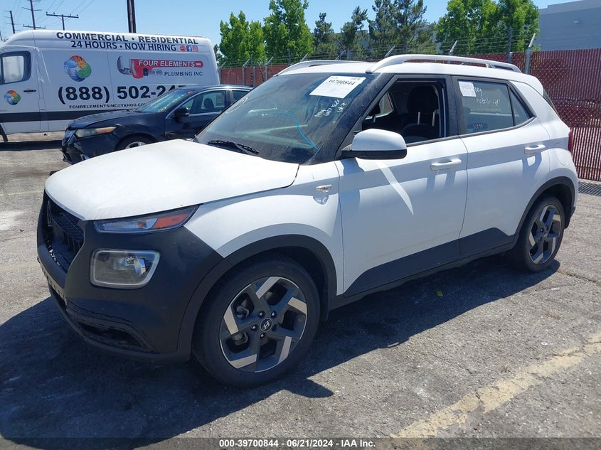 2020 Hyundai Venue Sel VIN: KMHRC8A35LU030318 Lot: 39700844