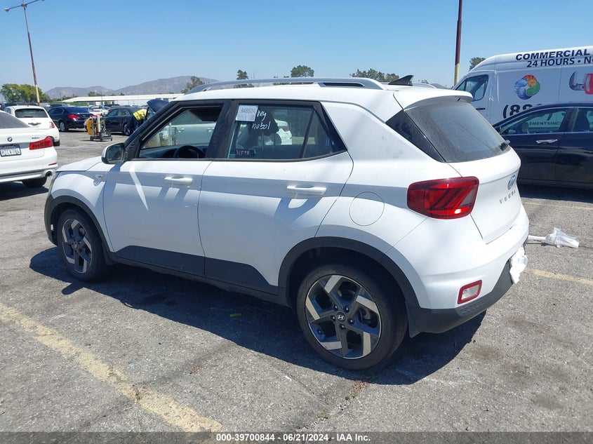 2020 Hyundai Venue Sel VIN: KMHRC8A35LU030318 Lot: 39700844