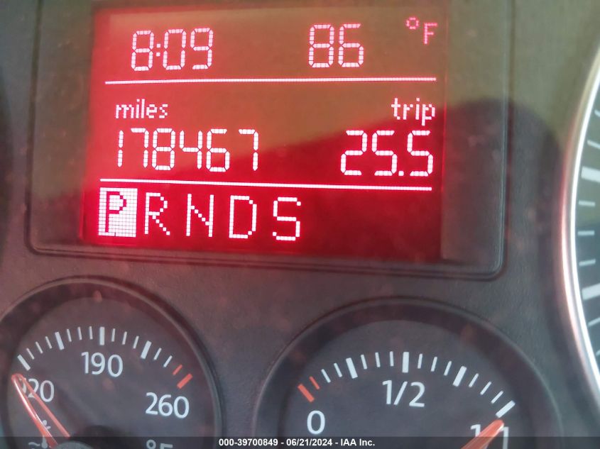 2008 Volkswagen Jetta Se/Sel VIN: 3VWRM71K28M178731 Lot: 39700849