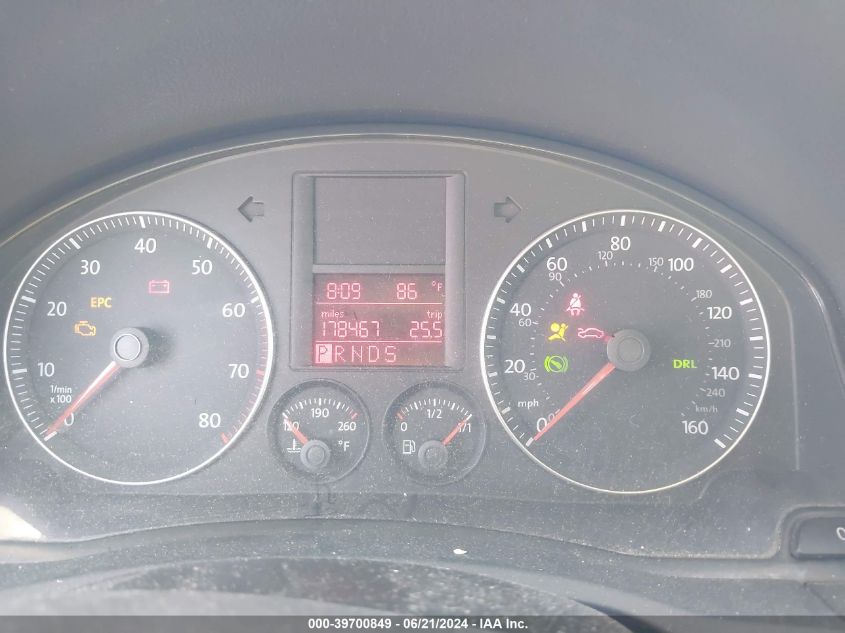 2008 Volkswagen Jetta Se/Sel VIN: 3VWRM71K28M178731 Lot: 39700849