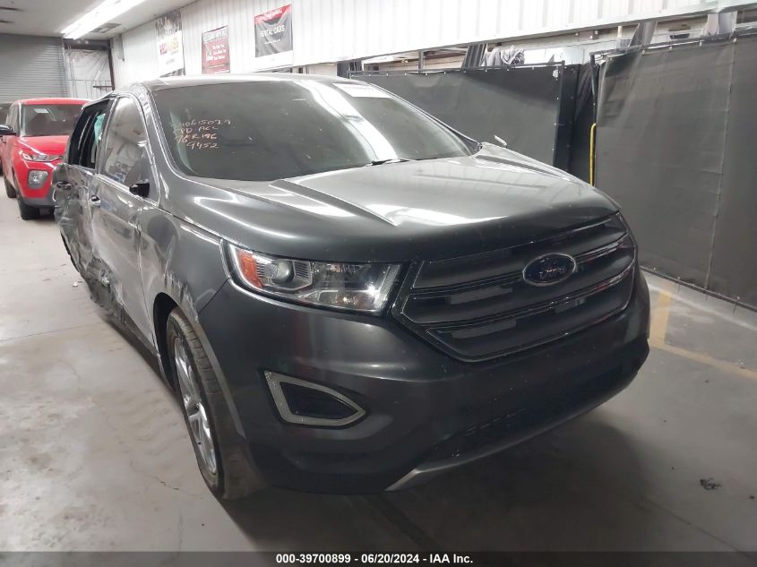 2016 Ford Edge Titanium VIN: 2FMPK3K85GBB99452 Lot: 39700899