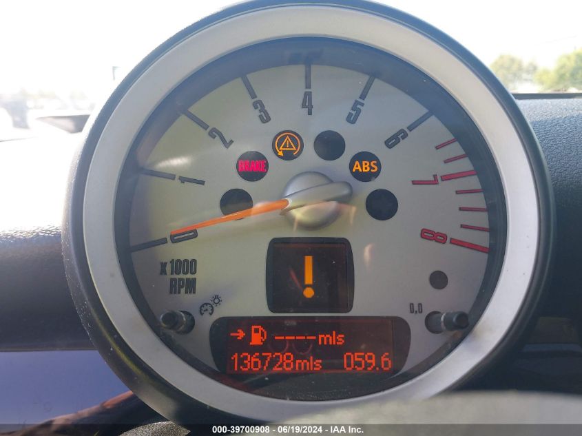 2007 Mini Cooper S VIN: WMWMF73547TT83866 Lot: 39700908