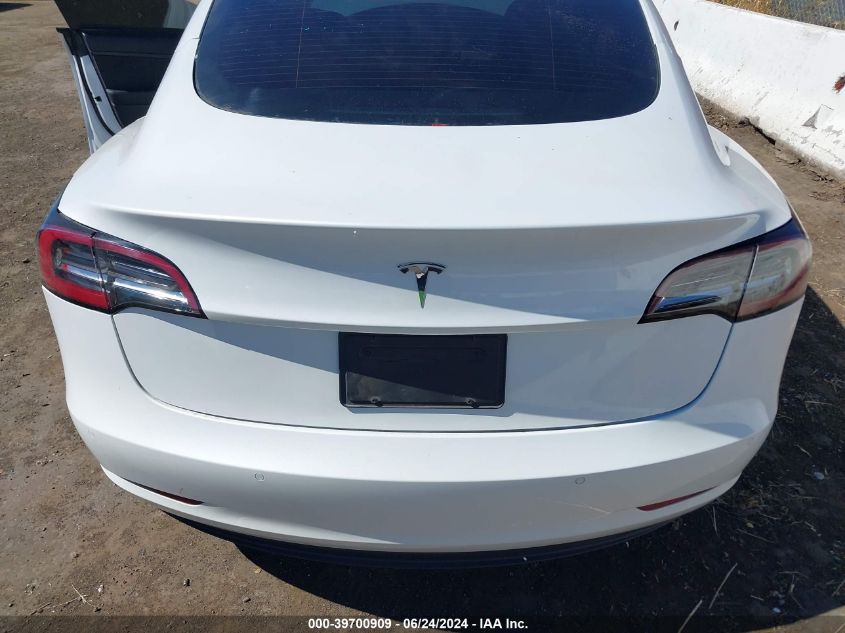 2021 Tesla Model 3 Standard Range Plus Rear-Wheel Drive VIN: 5YJ3E1EA9MF867393 Lot: 39700909