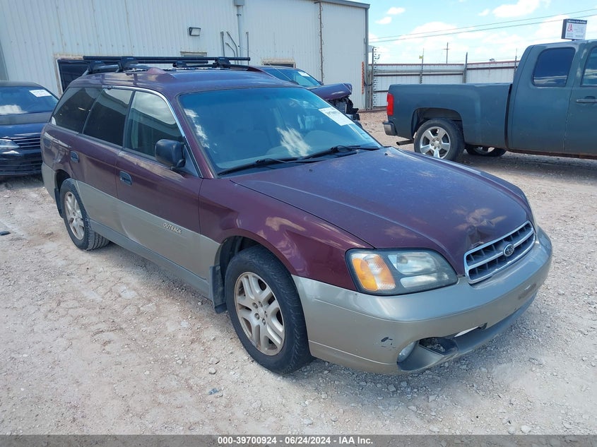 2000 Subaru Outback VIN: 4S3BH6659Y7669202 Lot: 39700924