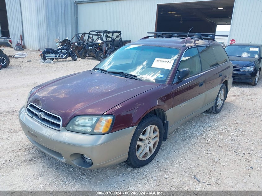 2000 Subaru Outback VIN: 4S3BH6659Y7669202 Lot: 39700924