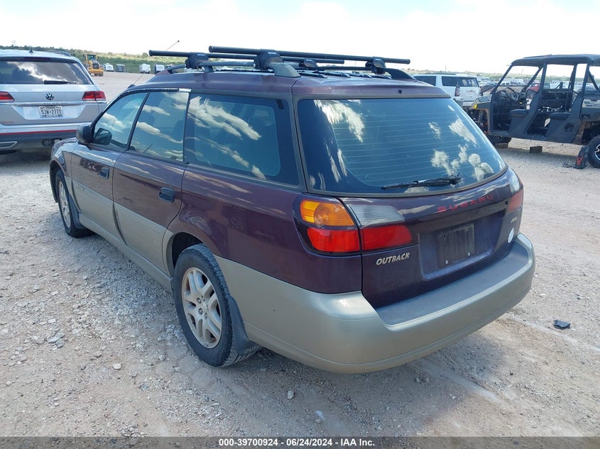 2000 Subaru Outback VIN: 4S3BH6659Y7669202 Lot: 39700924