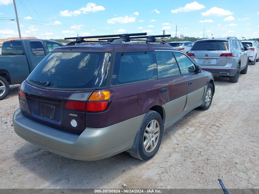 2000 Subaru Outback VIN: 4S3BH6659Y7669202 Lot: 39700924