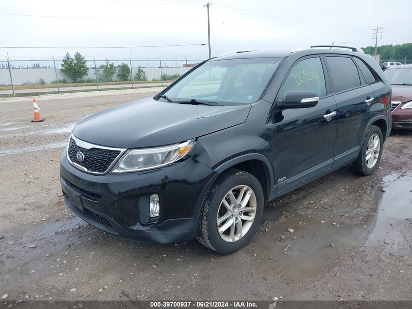 2014 Kia Sorento Lx VIN: 5XYKTCA62EG523414 Lot: 39700937
