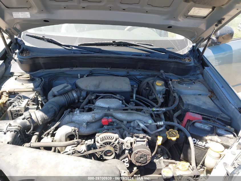 2010 Subaru Forester 2.5X VIN: JF2SH6BC6AH907934 Lot: 39700939