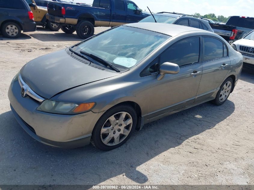 2007 Honda Civic Lx VIN: 1HGFA16567L064599 Lot: 39700962