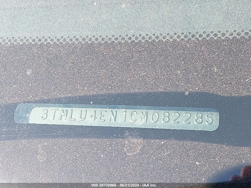 2012 Toyota Tacoma Double Cab VIN: 3TMLU4EN1CM082285 Lot: 39700966