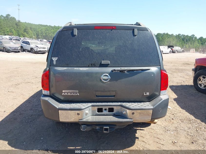 2004 Nissan Pathfinder Armada Le VIN: 5N1AA08A74N711374 Lot: 39700971